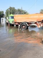 تداوم عملیات خدمات رسانی مناطق نفت خیز جنوب برای رفع آبگرفتگی معابر