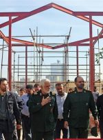 بازدید مدیرکل حفظ آثار و نشر ارزش‌های دفاع مقدس خوزستان از مراحل ساخت یادمان شهید گمنام  در پتروشیمی امیرکبیر