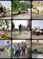 طرح جهادی نظافت محله به محله در منطقه بلوار طالقانی خیابان کارگر به سمت پارک فردوس+ تصاویر