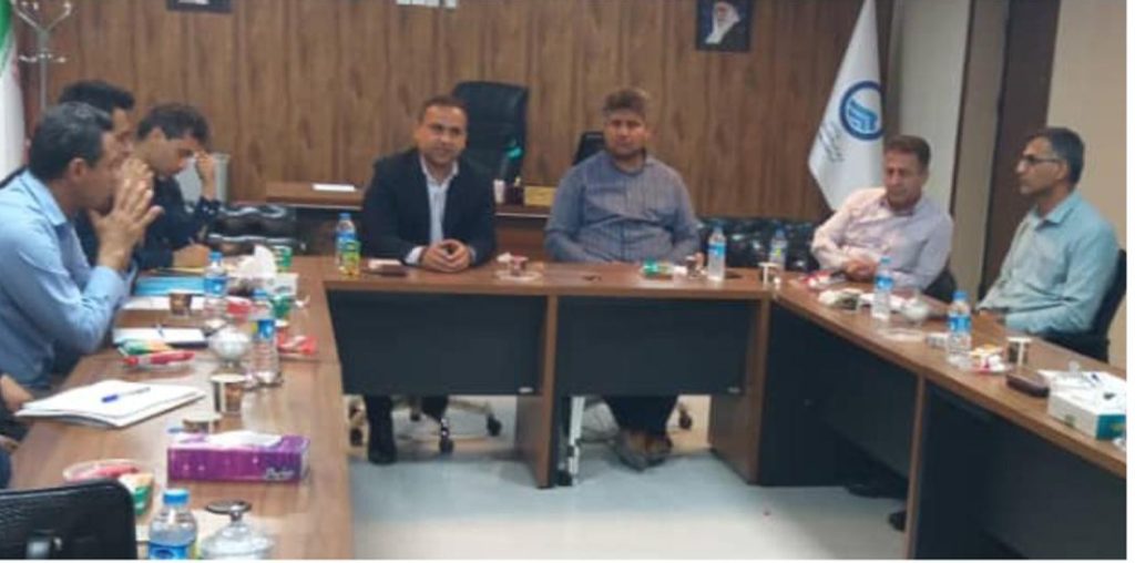 برگزاری جلسه بررسی عملکرد امور مشترکین  درآمد و مسائل مالی در آبفا منطقه  بندرماهشهر 