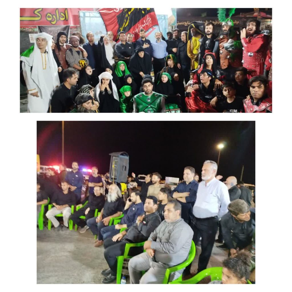 هنرنمایی هنرمندان شهرستان بندر ماهشهر در مرز چذابه
