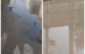 پس‌زدگی فاضلاب، معضل همیشگی ساکنان کوچه اردیبهشت واقع در خیابان منتظری/کی مشکل فاضلاب محله منتظری را حل می‌کنید؟ + فیلم