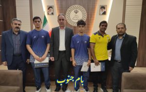 تقدیر از قهرمانان موی‌تای در دیدار با فرماندار بندر ماهشهر و تأکید بر نقش خانواده و لزوم توسعه زیرساخت‌های ورزشی + تصاویر