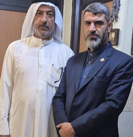 حضور مدیران اتحادیه جهانی اقوام ایرانی در مراسم تشییع و خاکسپاری شیخ عبدالله کعبی+ تصاویر