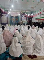 دختران ابتدایی شهرستان لالی در محضر مصحف شریف