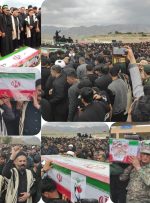 بختیاری ها در لالی مراسم تشییع پیکر شهید فردین مهدی پور را به حماسه تبدیل کردند
