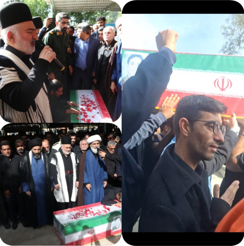 مراسم خاکسپاری شهید دکتر محمدرضانجف پور بیرگانی با حضور استاندار خوزستان در مسجدسلیمان برگزارشد