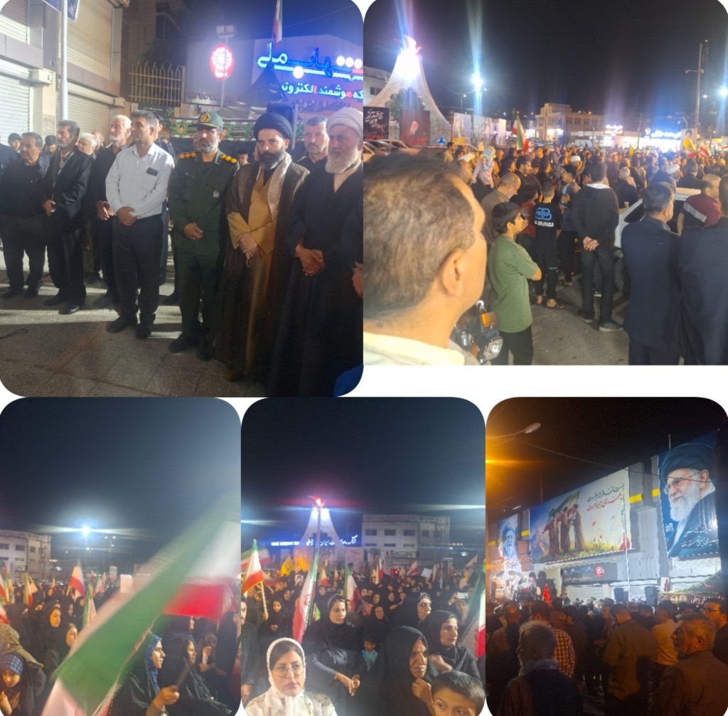 میدان داری مسجدسلیمانی ها در شب اربعین شهادت قائدامت