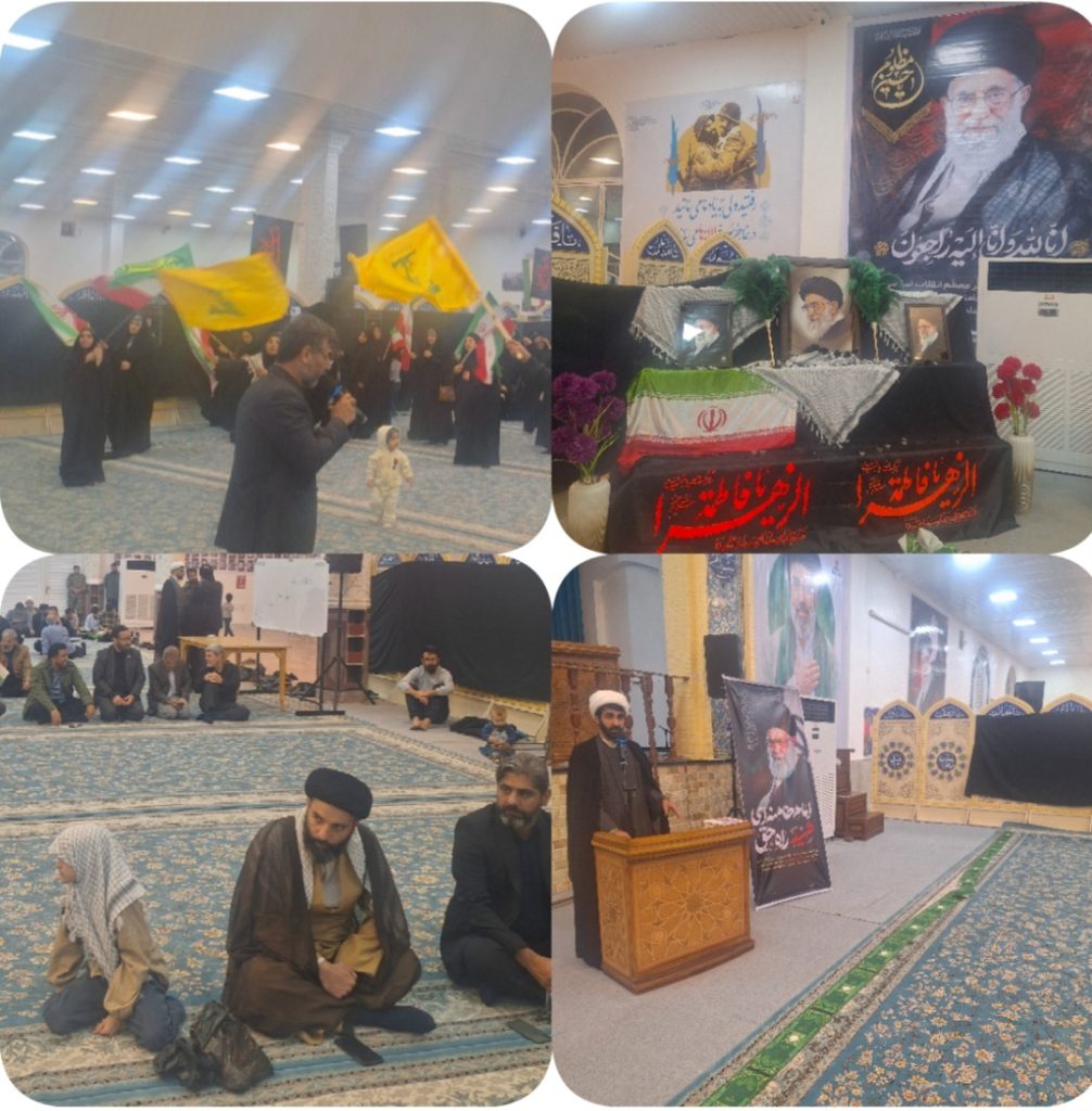 مراسم اجتماع شورانگیز  شبانه مسجدسلیمانی ها در مصلی نمازجمعه